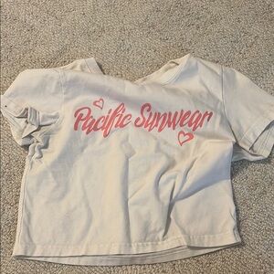 Pacific Sunwear Kids White T-Shirt